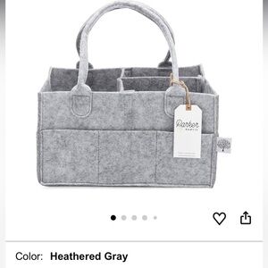 Parker Baby Gray Diaper Caddy